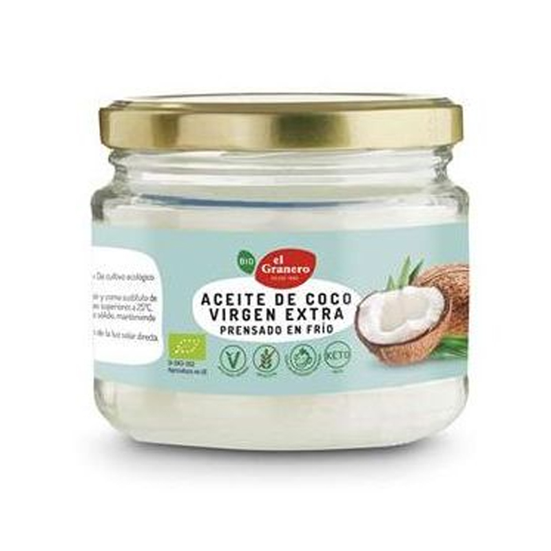 aceite de coco de primera presion en frio de el granero 250 ml