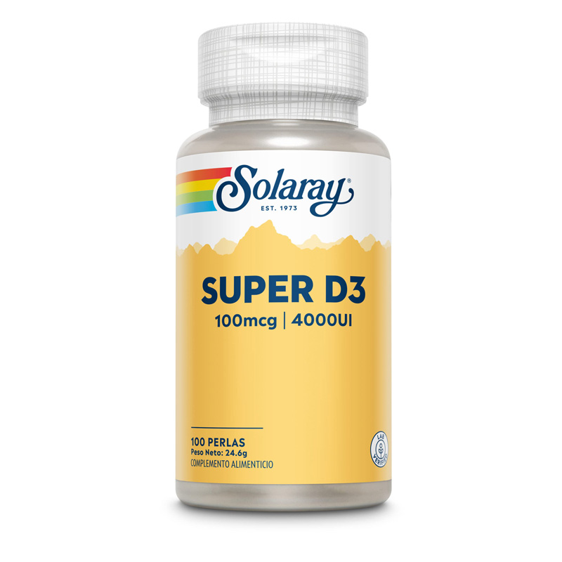 vitamina Super d3 100 mcg 4000ui Solgaris sistema inmune huesos