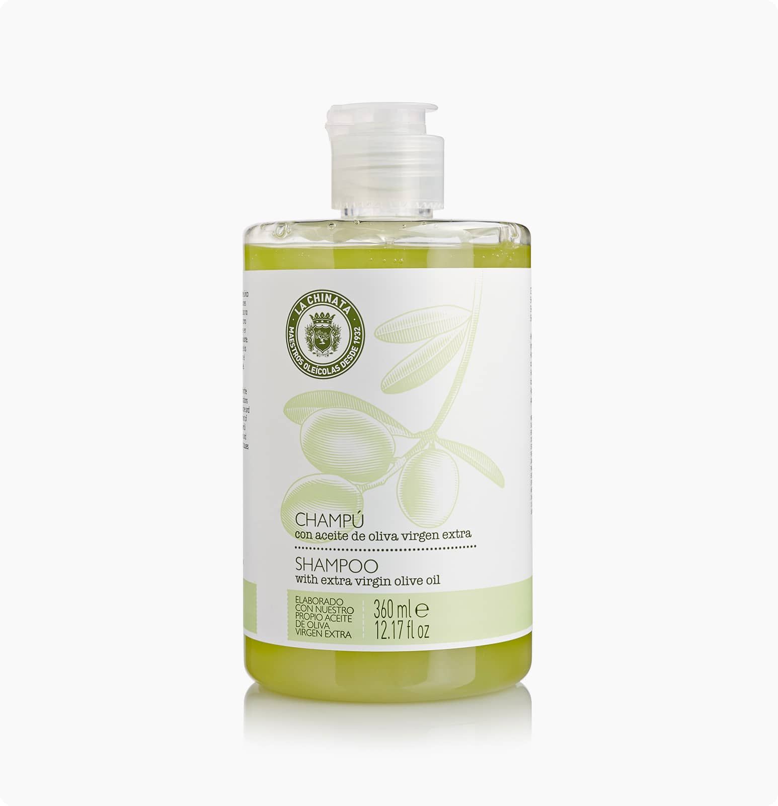 CHAMPU CON ACEITE DE OLIVA VIRGEN EXTRA 360ML.jpg línea capilar CHAMPU CON ACEITE DE OLIVA VIRGEN EXTRA 360ML