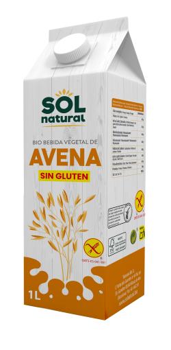 BEBIDA DE AVENA SGLUTEN BIO 1L.jpg bebidas BEBIDA DE AVENA S/GLUTEN BIO 1L