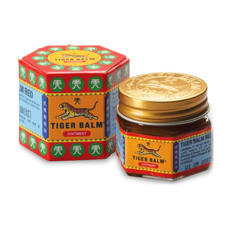 Balsamo de Tigre Rojo 19 gr de Dietisa para dolores musculares contracturas y molestias articulares con con mentol, alcanfor y aceites esenciales da sensacion calor