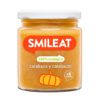 Tarrito de verduras de agricultura ecologicas de calabaza y calabacin de Smileat para ninos de 6 meses