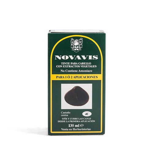 TINTE NOVAVIS 4C CASTAnO CENIZA 135 ML 8016744804172.jpg línea capilar TINTE NOVAVIS 4C CASTAÑO CENIZA 135 ML