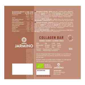 barrita de colageno almendra y cacao bio 12x55g jarmino