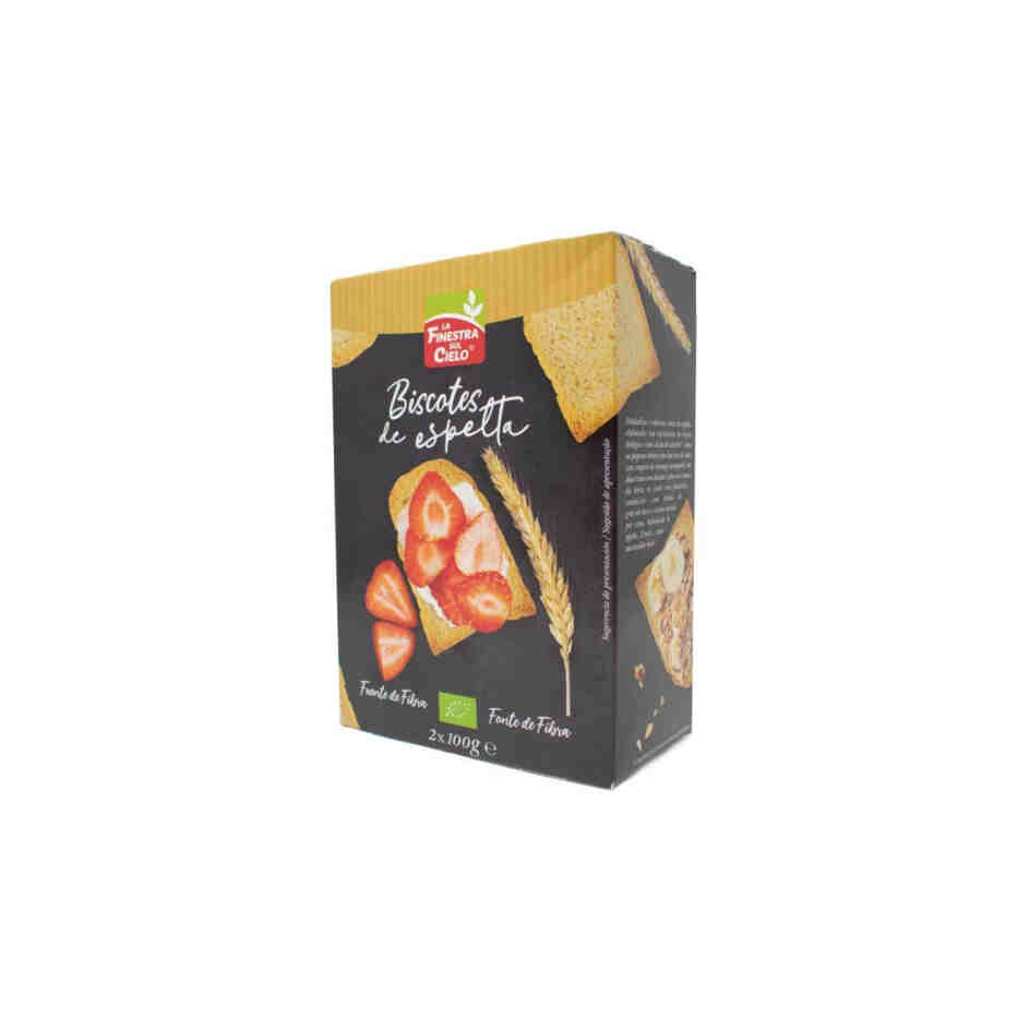 Biscotes de espelta bio 2x100g La Finestra Biscotes de espelta bio 2x100g La Finestra