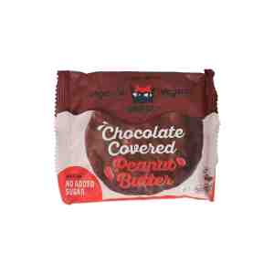 galleta crema de cacahuete banada chocolate bio 12x50g kookie cat