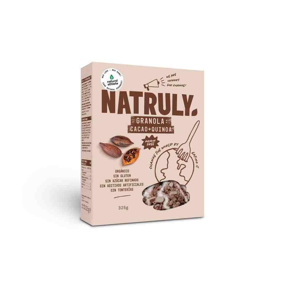 granola de cacao coco y quinoa bio 325g natural athlete granola de cacao coco y quinoa bio 325g natural athlete