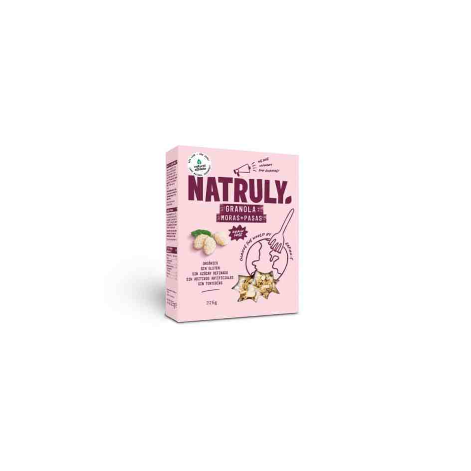 granola de moras y pasas bio 325g natural athlete granola de moras y pasas bio 325g natural athlete