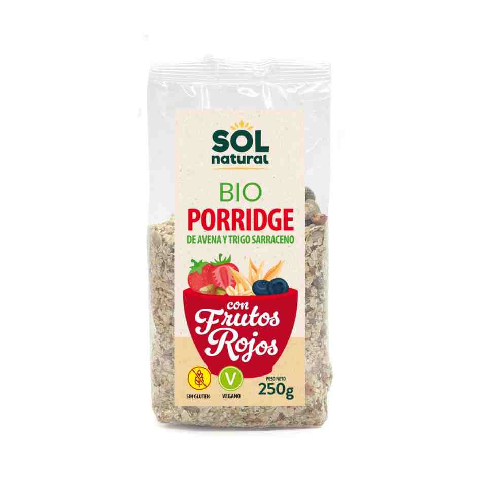 porridge frutos rojos avenatsarraceno bio 250g sol natural porridge frutos rojos avenatsarraceno bio 250g sol natural