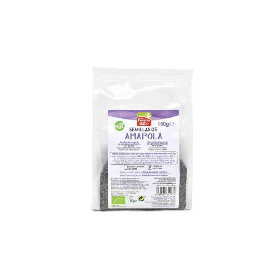 semillas de amapola bio 150g la finestra semillas de amapola bio 150g la finestra