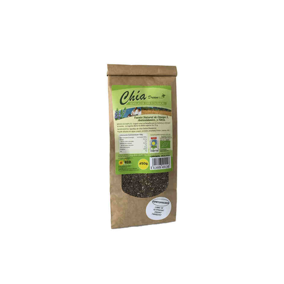 Semillas de chia bio 400 g Dream Foods Semillas de chia bio 400 g Dream Foods