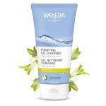 Gel limpiador purificante y refrescante de Weleda piel mixta y grasa purifica poros cosmetica 100 x cien natural antibacteriana para sebo