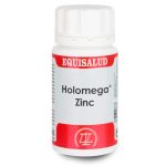 Holomega Zinc de Equisalud 50 capsulas equilibrio hormonal fertilidad crecimiento sistema inmune piel unas vision saludable cicatrizacion estres oxidativo envejecimiento prematuro deportistas