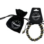 bisuteria PULSERA DOBLE GOLDEN PIRITA HEMATITE BOLA 8MM