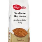 granos y semillas SEMILLAS DE LINO MARRÓN BIO, 400 g