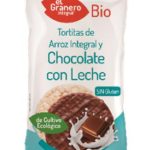 aperitivos y frutos secos TORTITAS DE ARROZ INTEGRAL CHOCOLATE CON LECHE BIO 100G