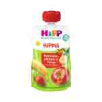 bolsita de manzana platano y fresa bio 6x100g hipp
